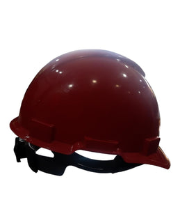 Casco "Armadura" con rache  Rojo
